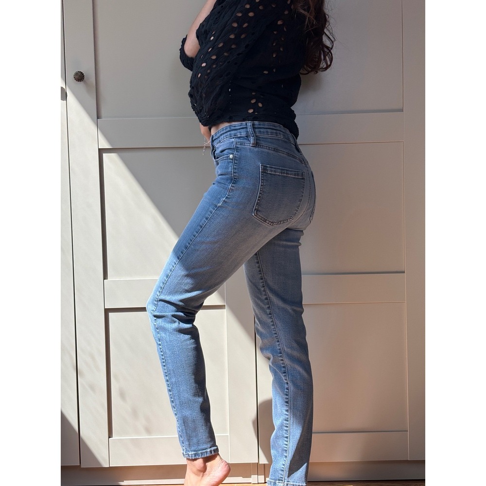 Buffalo David Bitton Mollie High Rise Stretch Skinny Jeans Blue 4/27
